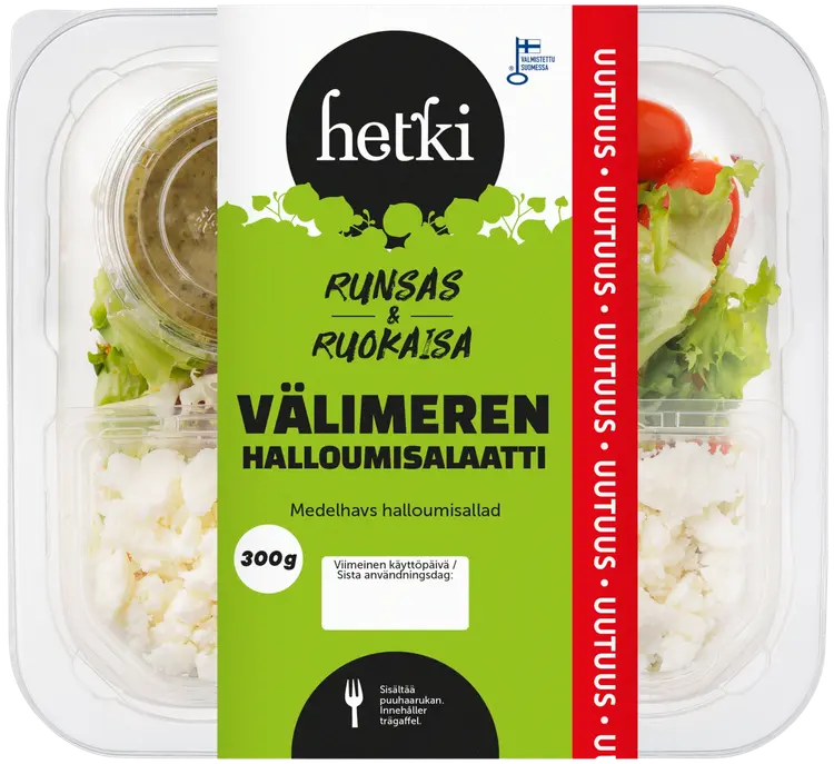 Fresh Hetki Ruokaisa Välimeren halloumisalaatti 300g