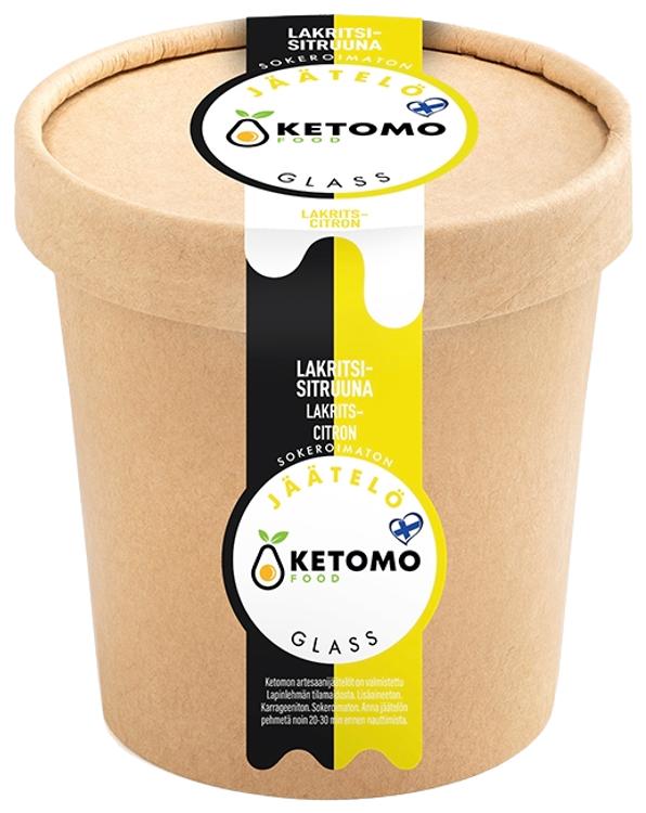 Ketomo Food Lakritsi-sitruunajäätelö 473ml