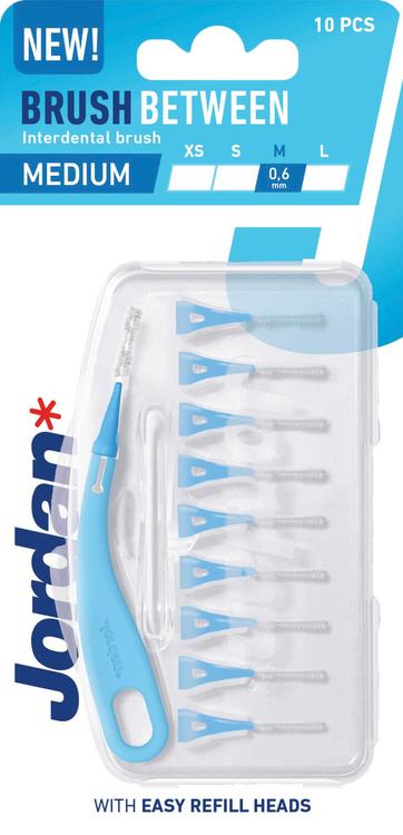 Jordan Brush Between M 0,6mm Interdental Brush hammasväliharja 10kpl