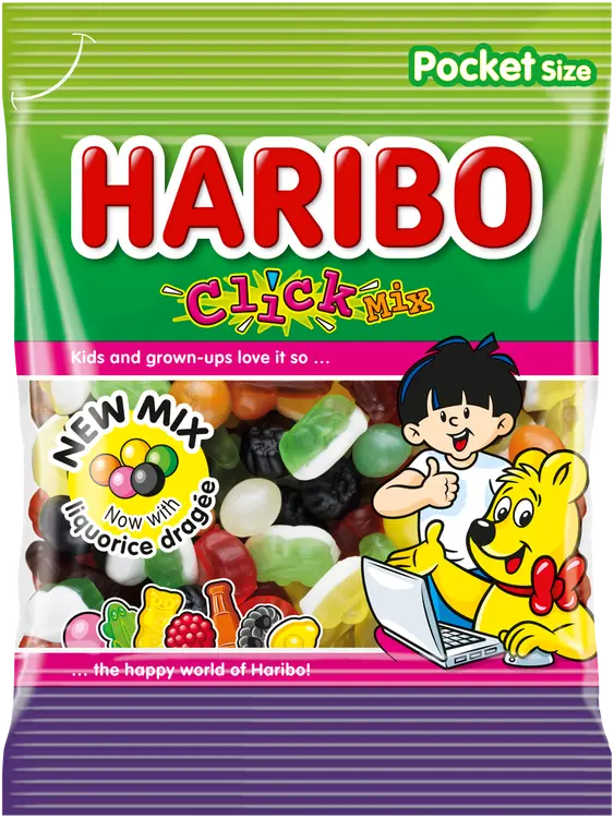 HARIBO Click Mix 80g  Karkkipussi
