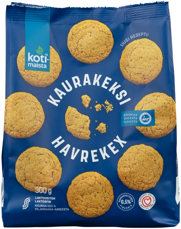 Kotimaista kaurakeksi 300 g