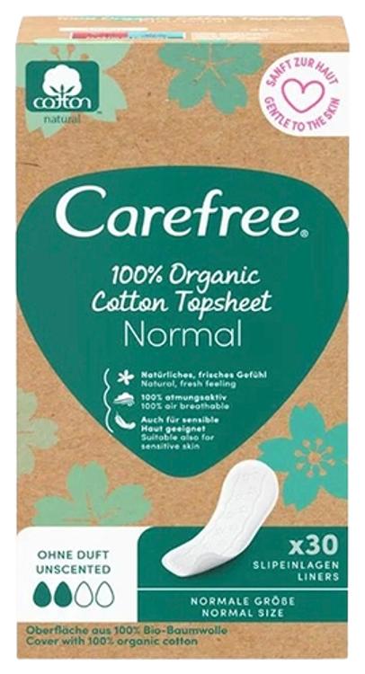 Carefree pesukaitse organic normal 30tk