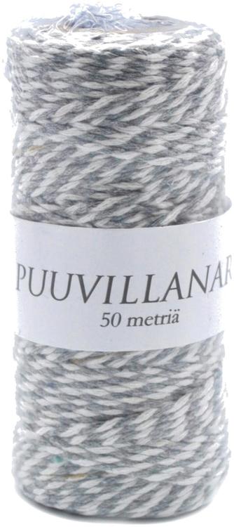 Puuvillanaru valkoharmaa 50m