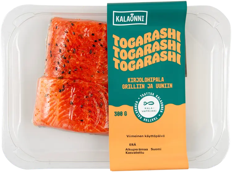 Kalaonni Togarashi kirjolohipala grilliin ja uuniin 300 g