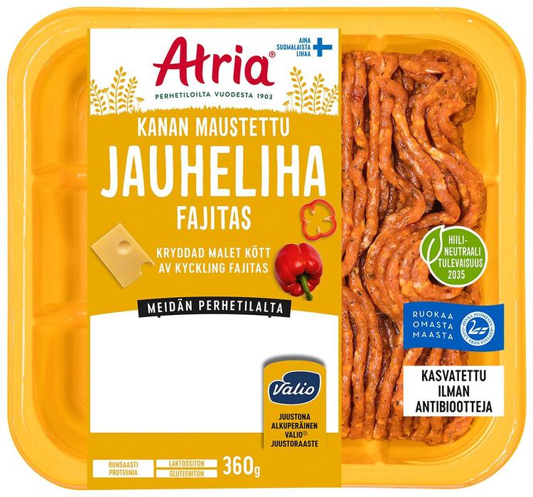 Atria Kanan Maustettu Jauheliha Fajitas 360g