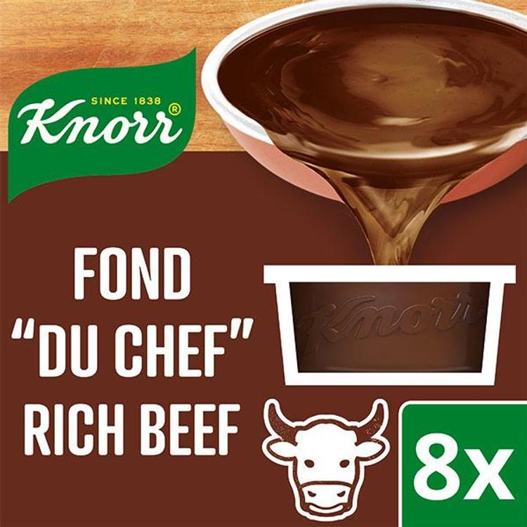 Knorr Tumma naudanliha-annosfondi Fond "du Chef" 8x28g