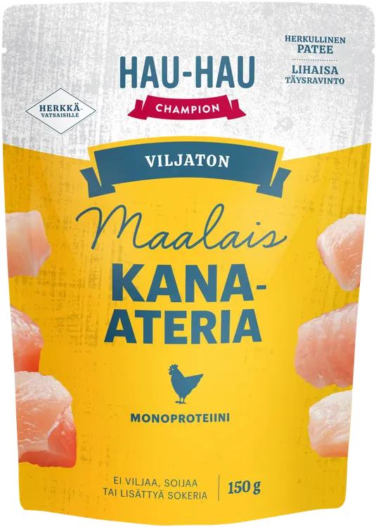 Hau-Hau Champion Viljaton Maalaiskana-ateria 150 g
