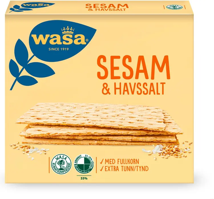 Wasa Seesami & Merisuola näkkileipä 190g