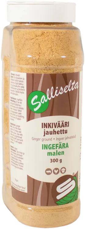 Salliselta Inkivääri jauhettu 300g