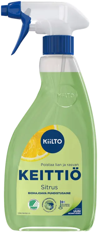 Kiilto Keittiö biohajoava puhdistussuihke 600 ml