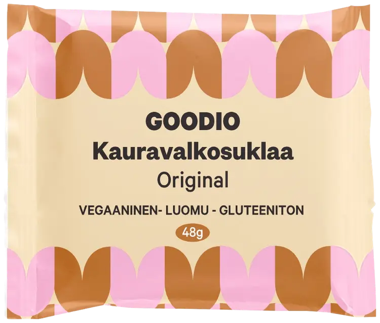 Goodio Kauravalkosuklaa Original luomu 48g