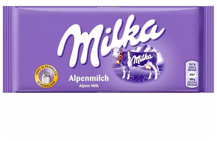 Milka piimašokolaad 100g