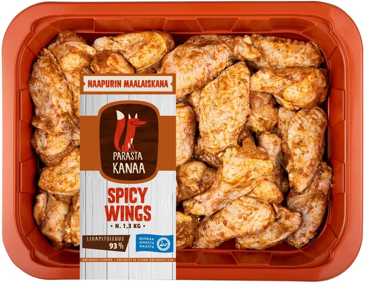 Naapurin Maalaiskanan spicy wings n. 1,3kg