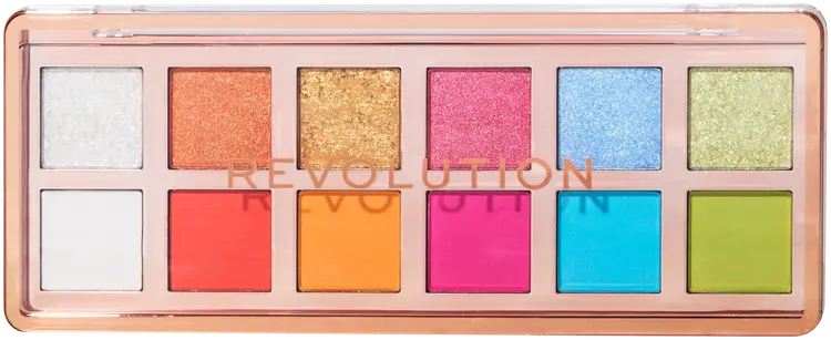 Makeup Revolution The Vibrant Icon Brights luomivärilajitelma 12 sävyä