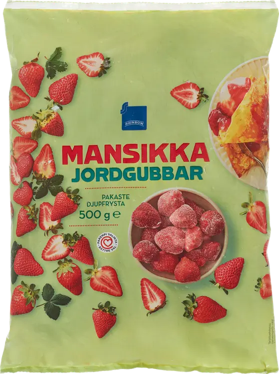 Rainbow 500g mansikka, pakaste