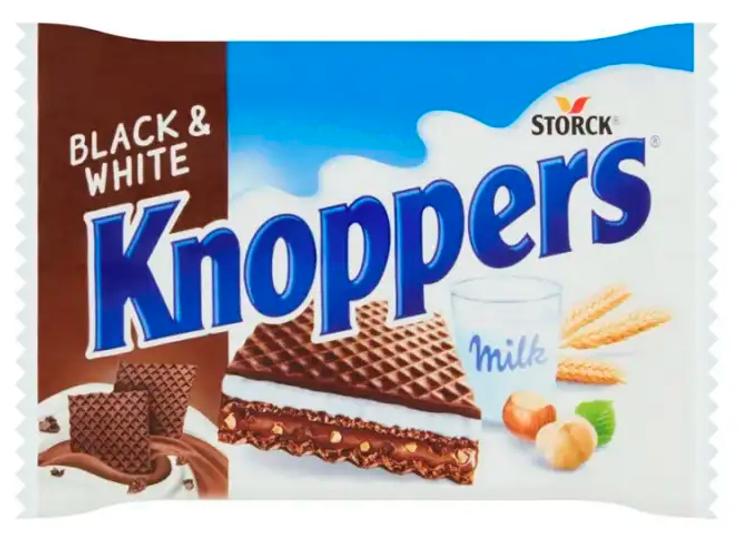 KNOPPERS vahvel B/W 25g