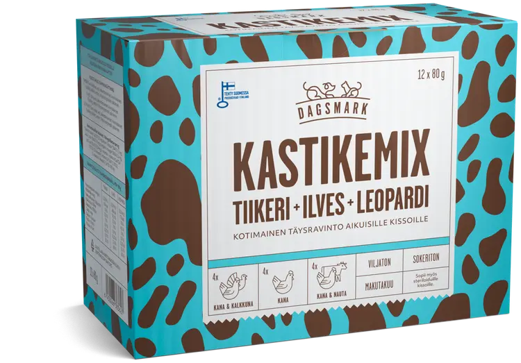 Dagsmark KASTIKEMIX kissoille 12 x 80g