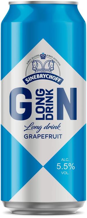 Sinebrychoff  long drink grapefruit 500ml purk