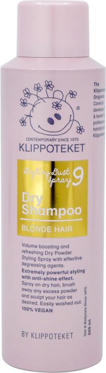 Klippoteket Styling Dust Spray Dry Shampoo kuivashampoo & muotoilu 200 ml