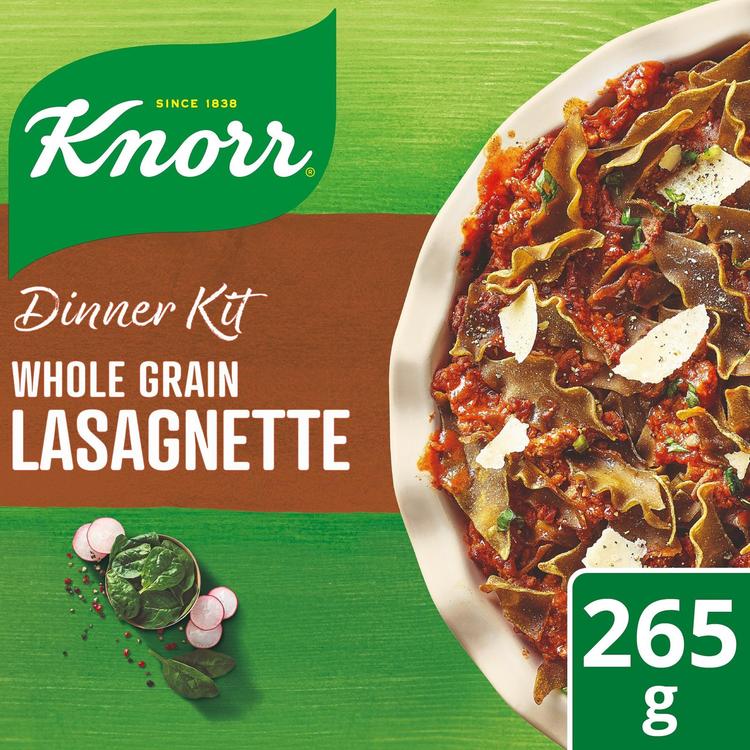 Knorr Täysjyvä Lasagnette Ateria-aines 270 g 3–4 annosta