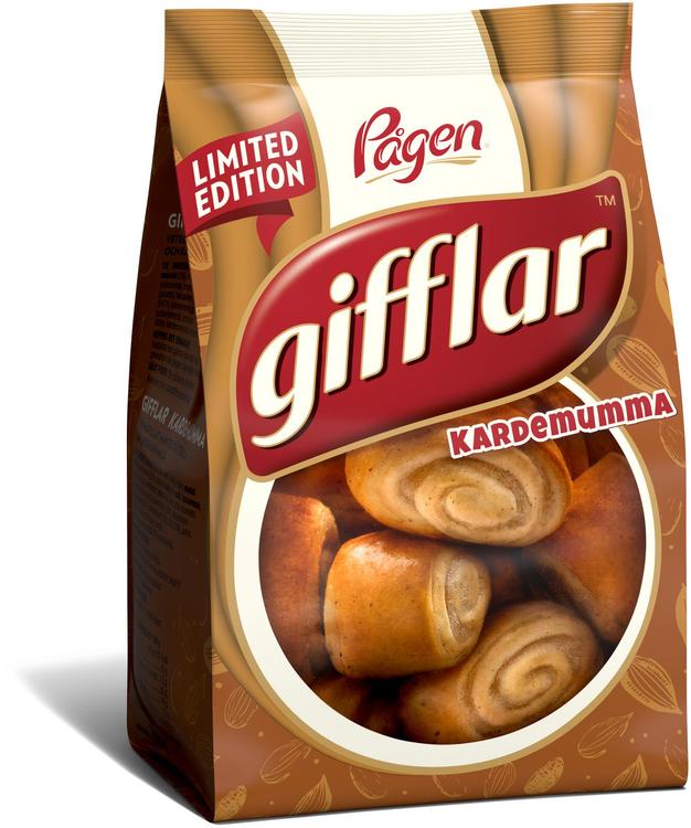 Pågen Gifflar Kardemumma pienet vehnäpullat kardemummalla 260g
