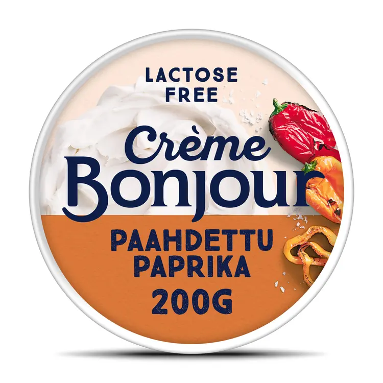 Creme Bonjour Paahdettu Paprika laktoositon levite 200g