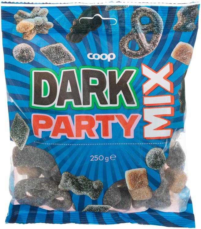 Coop Dark Party Mix makeissekoitus 250 g