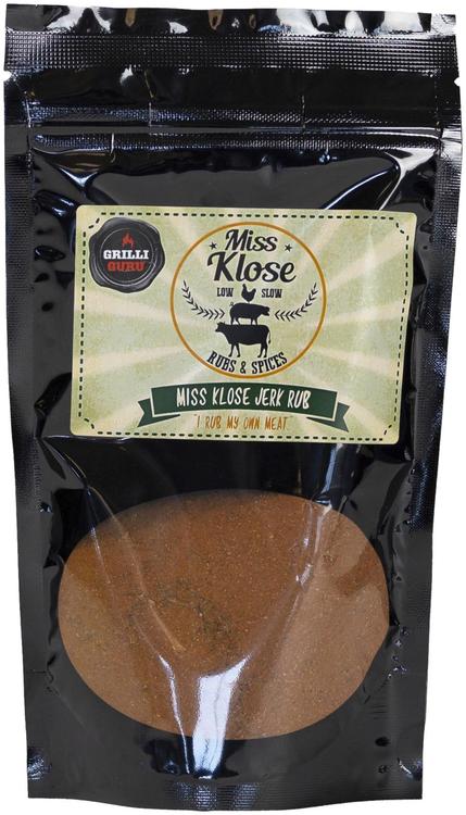 Miss Klose Jerk Rub maustesekoitus grillaamiseen ja yleiseen maustamiseen keittiössä