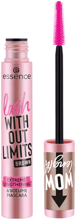 essence lash WITHOUT LIMITS BROWN EXTREME LENGTHENING & VOLUME MASCARA 02 Brown 13 ml