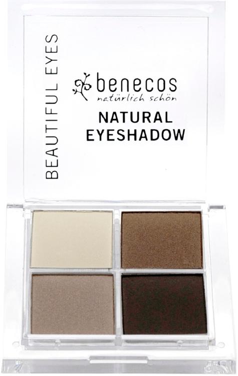 benecos Natural Quattro Eyeshadow coffee & cream 8g