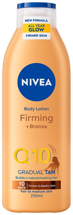 NIVEA 250ml Q10 Firming +Bronze Body Lotion -vartaloemulsio