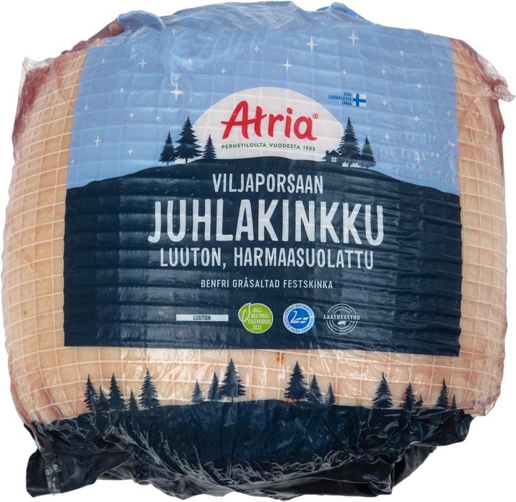 Atria Viljaporsaan Luuton Juhlakinkku tuore n5kg