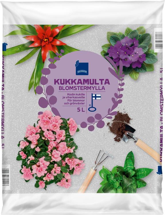 Rainbow kukkamulta 5 l