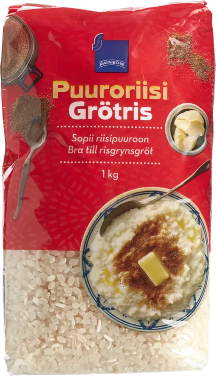 Rainbow 1kg puuroriisi