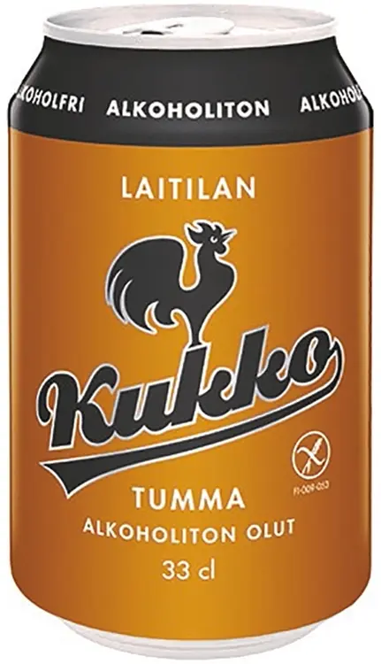 Laitilan Kukko Tumma Alkoholiton 0,33L lagerolut