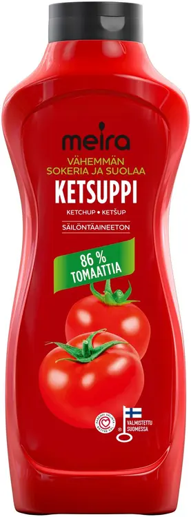 Meira Ketsuppi vähemmän sokeria ja suolaa 900g