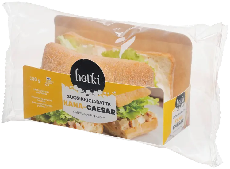 Fresh Hetki Suosikkiciabatta Kana-caesar 180g