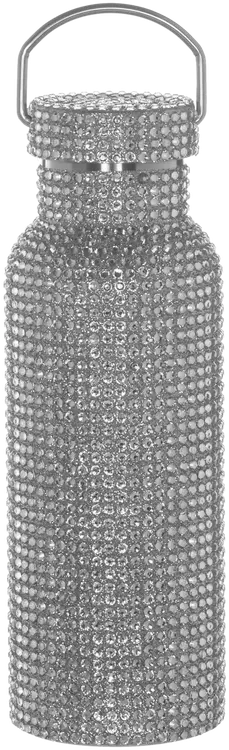Maku Deal Termospullo Diamond Glitter 500 ml hopea