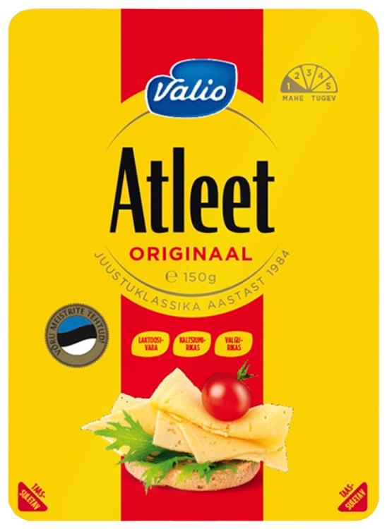 Eesti juust Atleet viilutatud, 150g