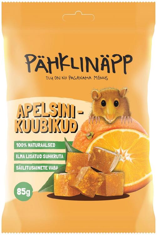 Apelsinikuubikud 85 g Pähklinäpp