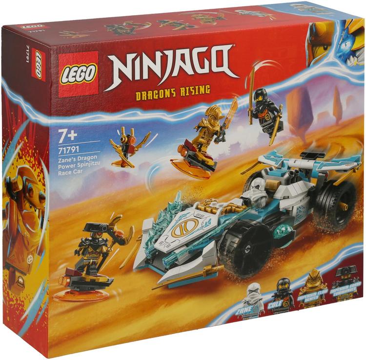 LEGO® Ninjago 71791 Lohikäärmevoiman Zane – spinjitzu-kilpa-auto