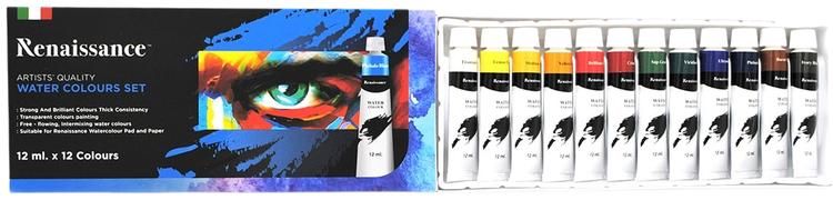 Vesivärit 12x12ml