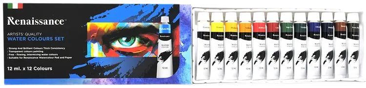 Vesivärit 12x12ml