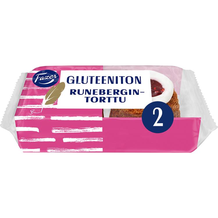 Fazer Gluteeniton Runebergintorttu 2kpl 155g