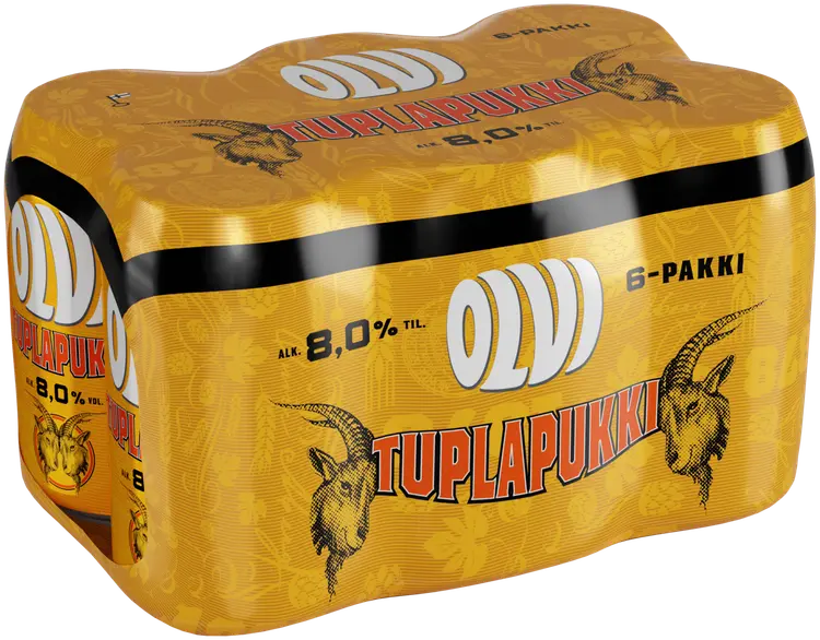 6xOLVI Tuplapukki 8,0 % 0,33 l tlk