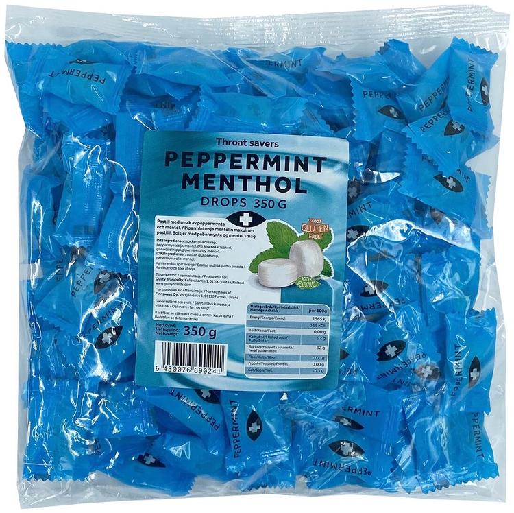 Finnsweet Kurkkupastilli piparminttu-menthol 350g