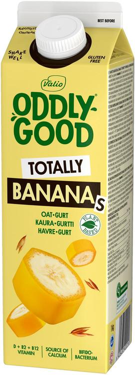 Oddlygood® kaurapohjainen gurtti 1 kg banaani