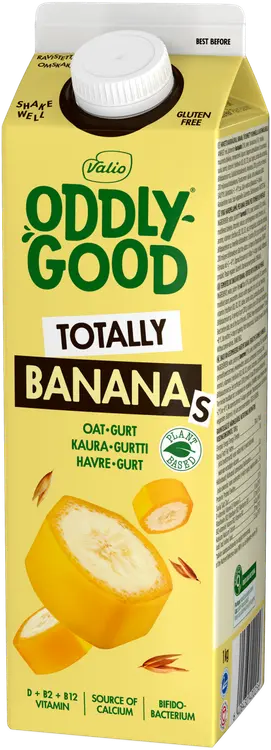 Oddlygood® kaurapohjainen gurtti 1kg banaani