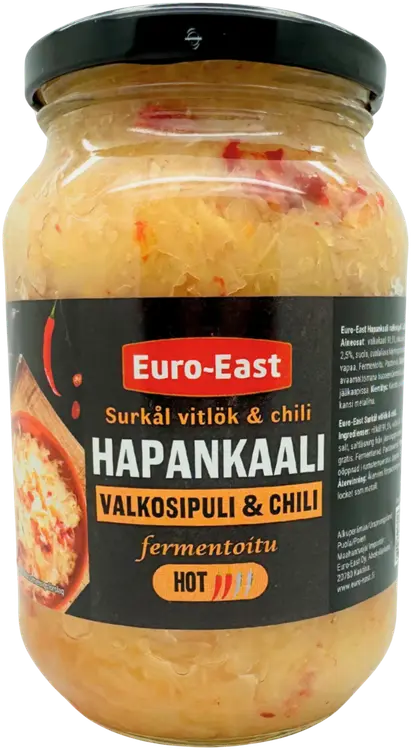 Euro-East Hapankaali valkosipuli & chili 460g