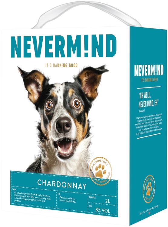 Nevermind Chardonnay 8% 2L BIB